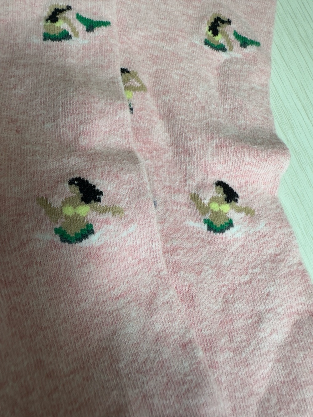 J.Crew Pink Mermaid Crew Socks - Picture 3 of 5